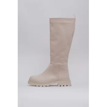 Rosewert Vegan Deri Termal Kauçuk Çizme Siyah 45025