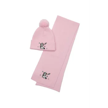 Kinetix UNICORN SET-G-2PR Pembe Kız Çocuk Atkı Bere 101207163003
