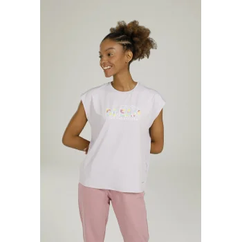 Lumberjack Ct1097 Amy Slogan Detailed 2fx Kadın Lila T-shirt