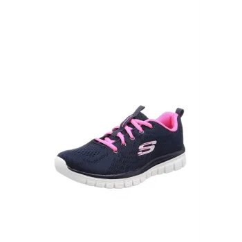 Skechers Graceful - Get Connected 12615-NVHP Kadın Spor Ayakkabı Lacivert