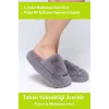 Hafif Eva Taban Peluş Terlik , Çeyizlik Kadın Füme Ev Terliği 45017