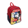 Disney Mickey Mouse Lisanslı Beslenmeli İlkokul Çantası Kırmızı Siyah Wide Who Me
