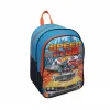 Hot Wheels Lisanslı Beslenmeli İlkokul Çantası Mavi-Turuncu Wide Speed Club