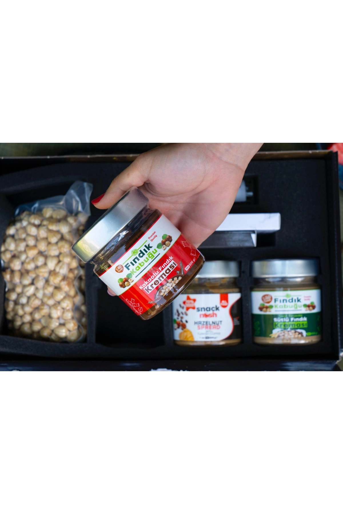 Fındık Kabugu Hediyelik Fındık, Krema ve Ezme Seti