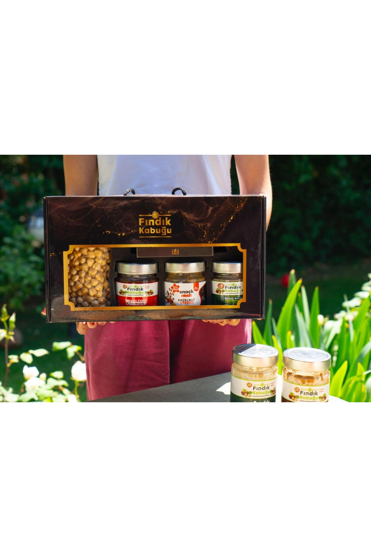 Fındık Kabugu Hediyelik Fındık, Krema ve Ezme Seti