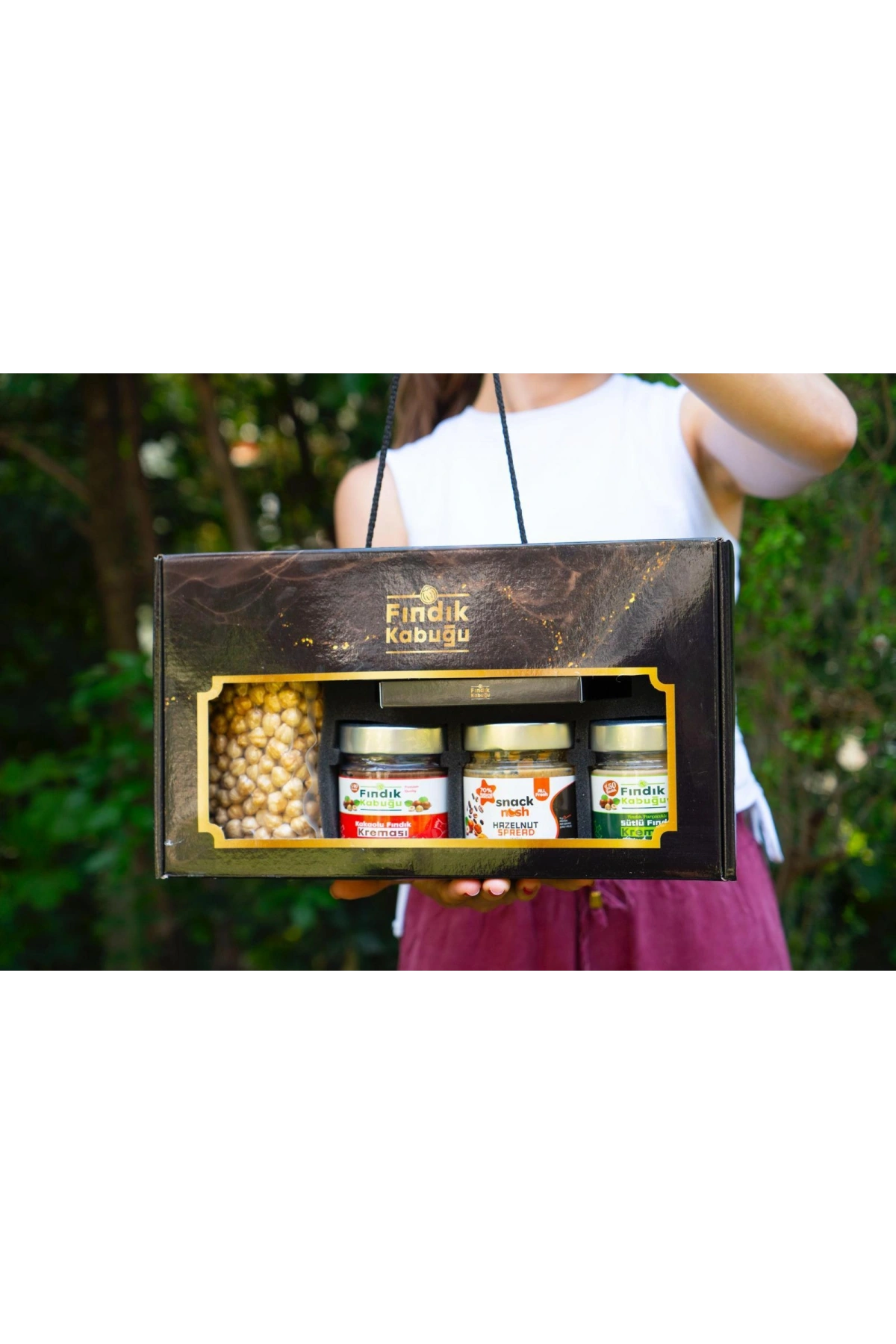 Fındık Kabugu Hediyelik Fındık, Krema ve Ezme Seti