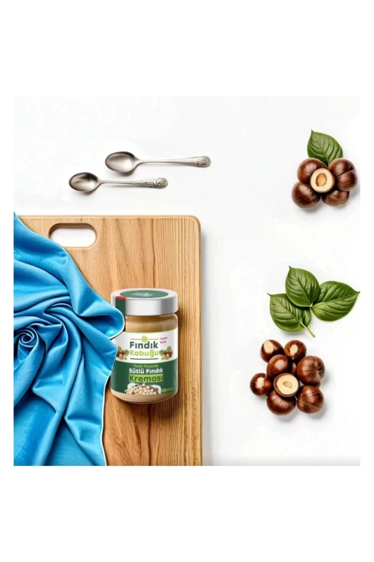 Fındık Kabuğu %13 Fındık Parçacıklı Sütlü Fındık Kreması 300 gr