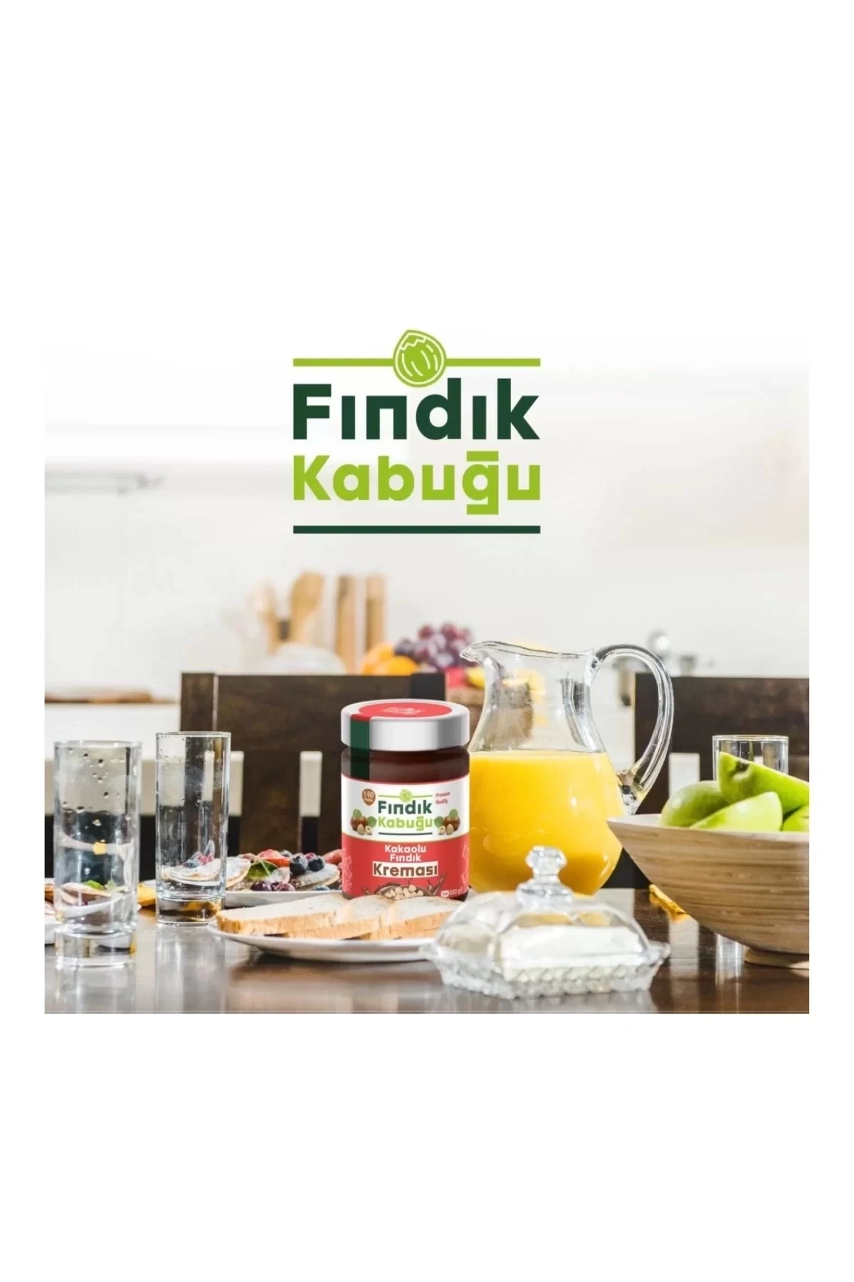 Fındık Kabuğu Kakaolu %40 Fındık Kreması 300 gr x 10 Paket