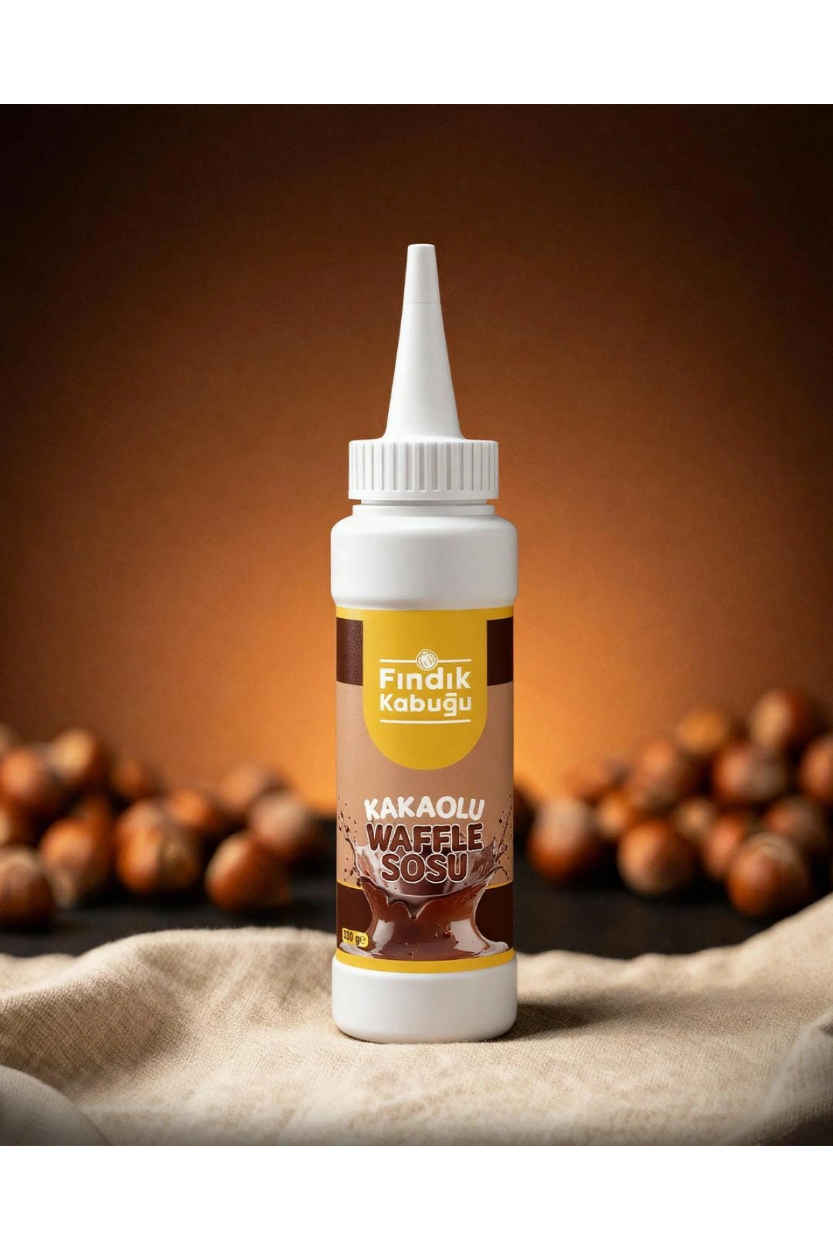 Fındık Kabuğu Kakaolu Waffle Sos 330 gr x 10 Paket