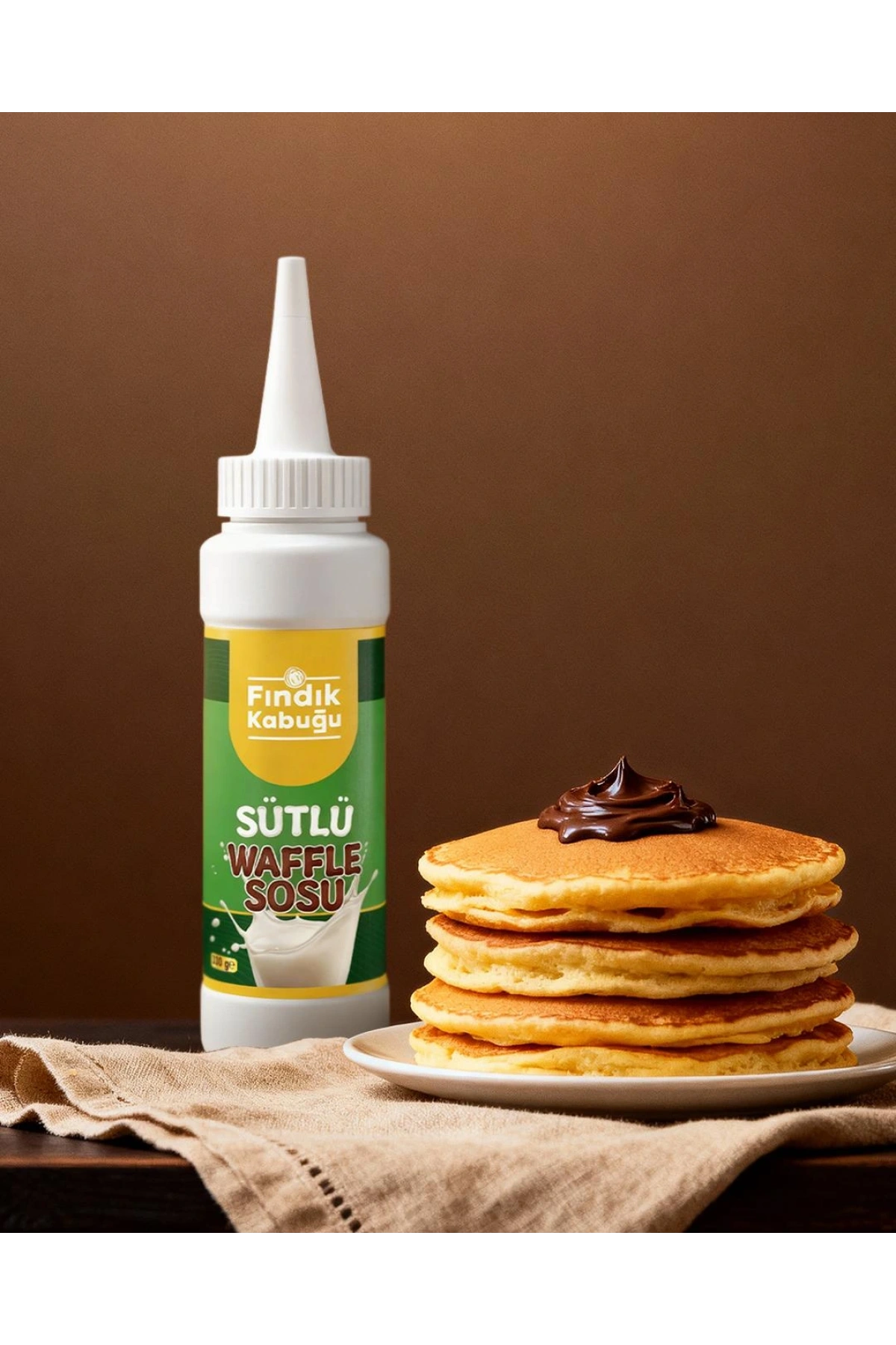 Fındık Kabuğu Sütlü Waffle Sos 330 gr x 2 Paket