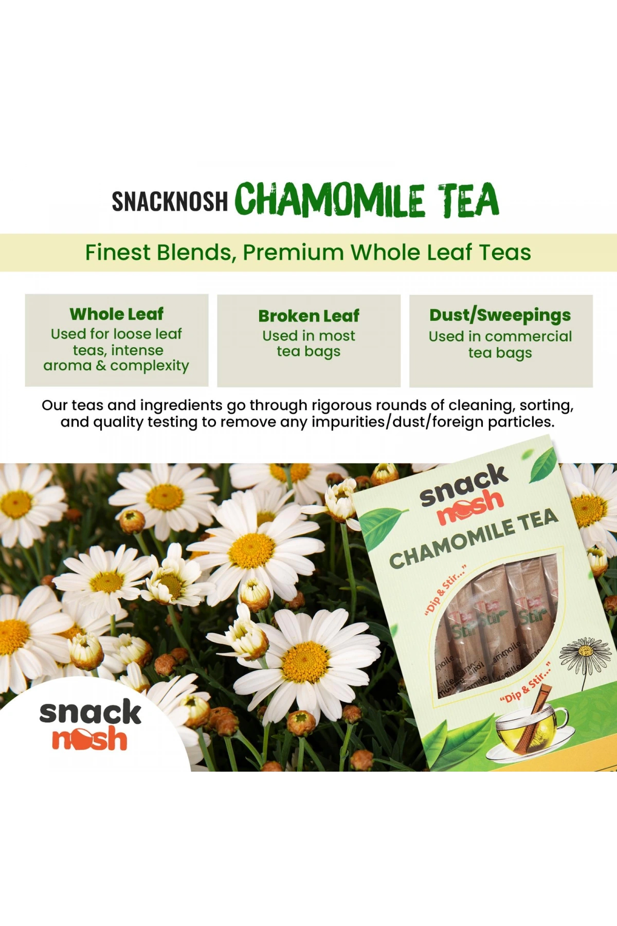 Snack Nash Stick Chamomile Tea 35 g x 20 Adet