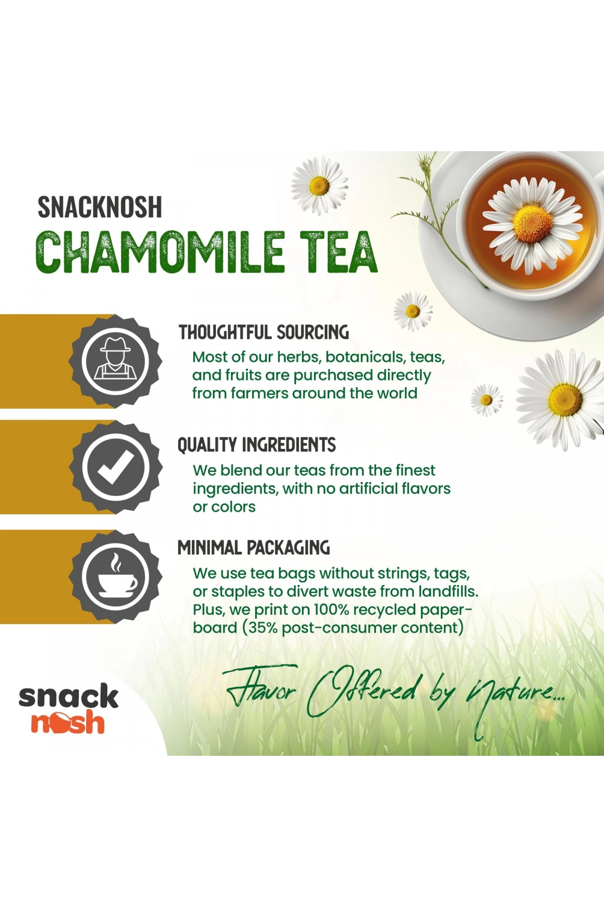 Snack Nash Stick Chamomile Tea 35 g x 20 Adet