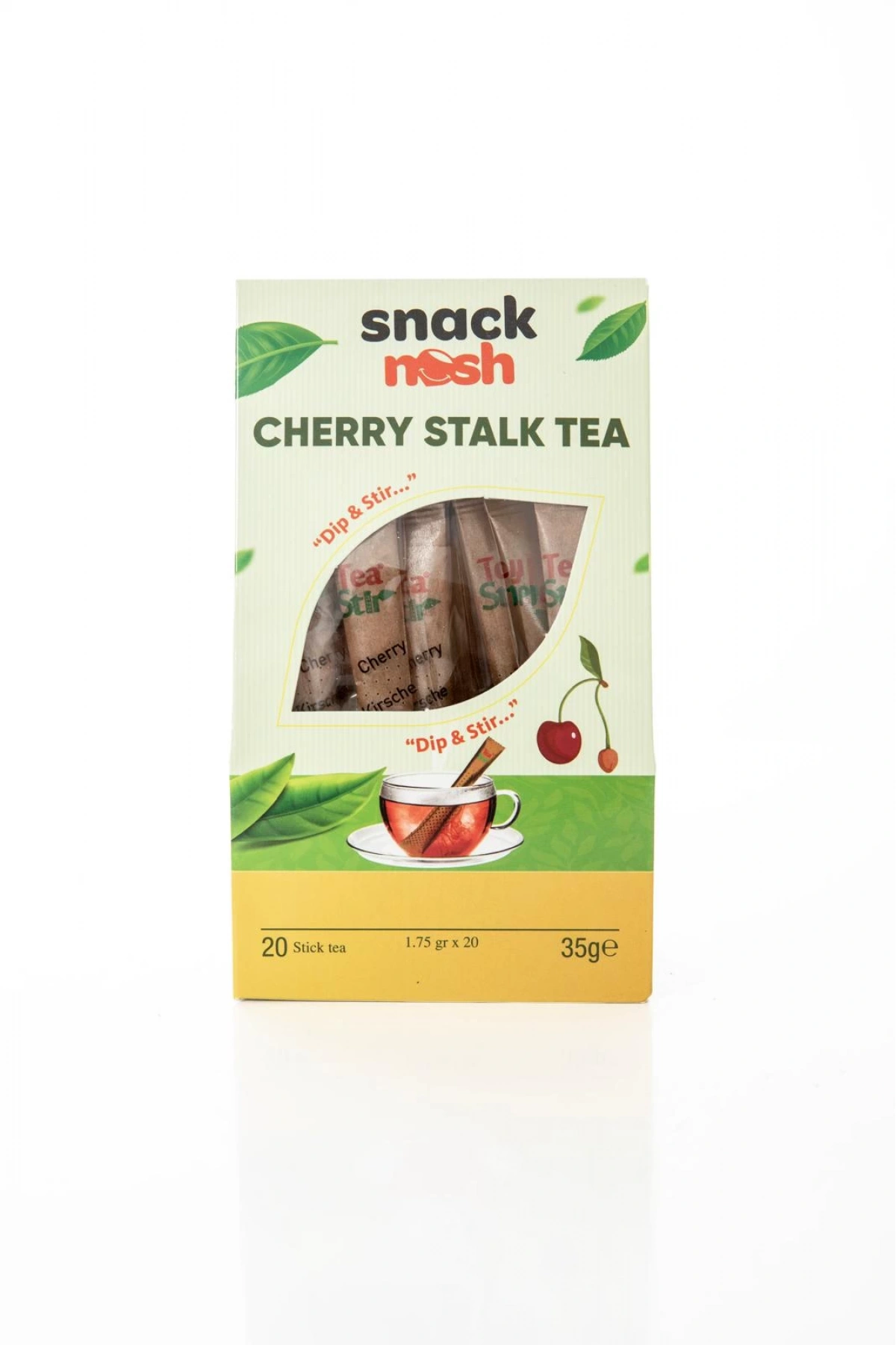 Snack Nash Stick Cherry Stalk Tea 35 g x 20 Adet
