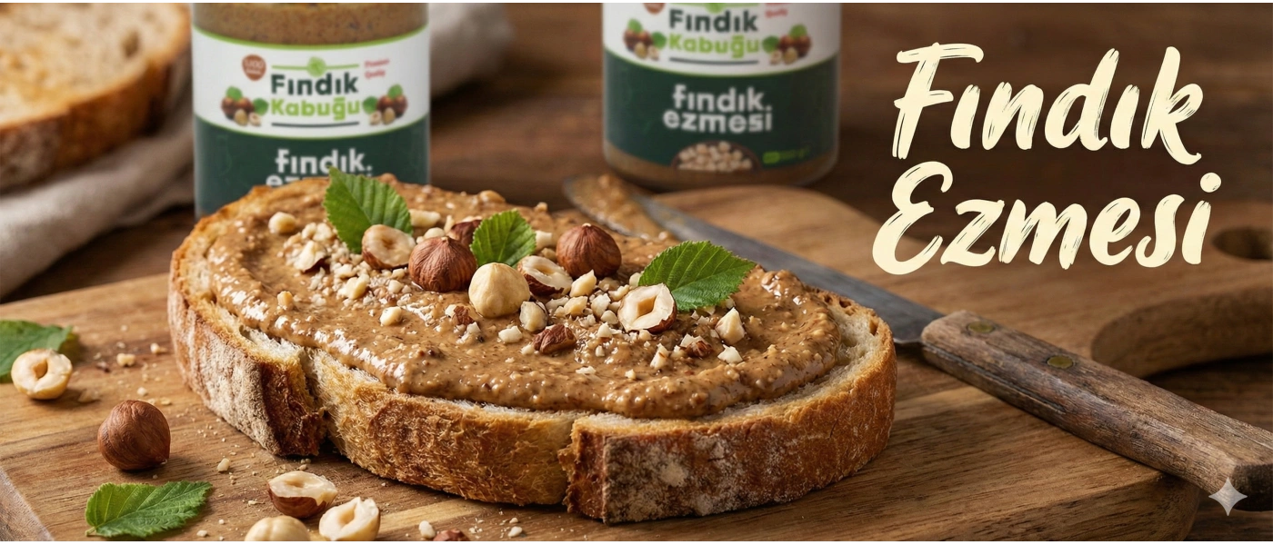%100 Şekersiz Fındık Ezmesi