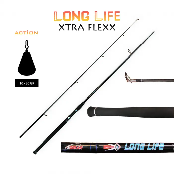 Long Life Xtra Flexx 180cm 10-30g Spin Olta Kamışı