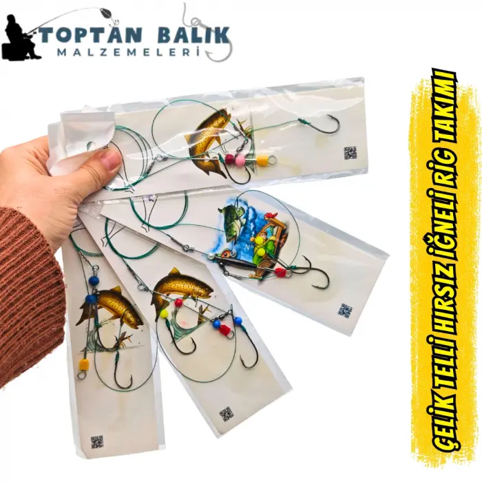 Çelik Telli Hırsız İğneli Rig Takımı (Predatör Avcı Sistemi)