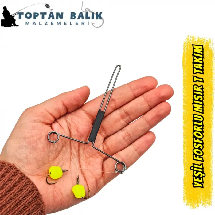 Küspe T Takım (2 İğneli, Boncuklu ve Ava Hazır)