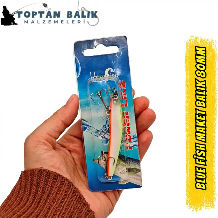 Bluefish Karışık Maket Balık Serisi (80mm)