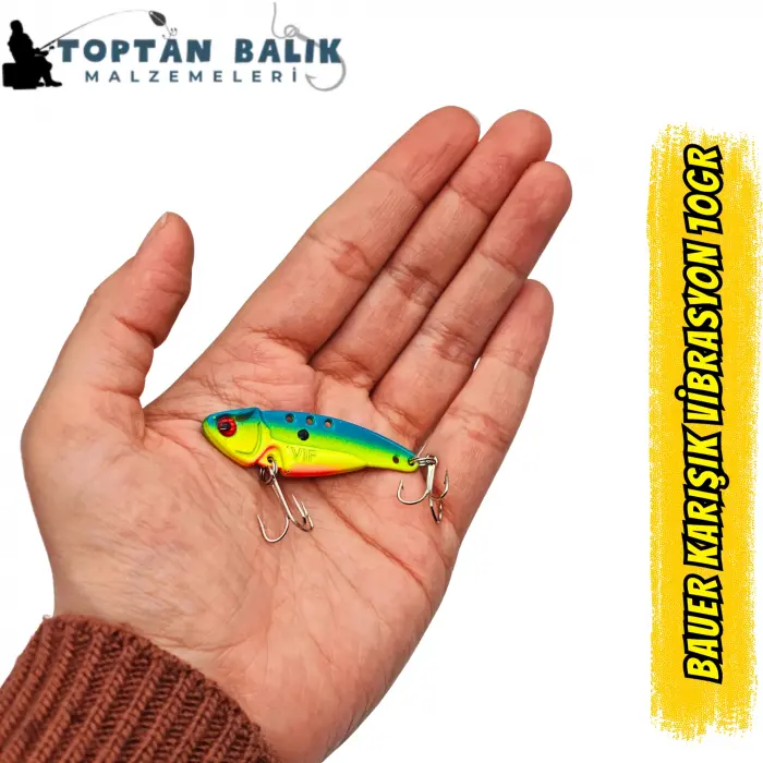 Bauer Vibrasyon Suni Yem 10gr (Karışık Renk Serisi)