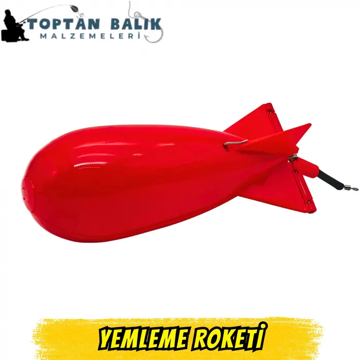 Profesyonel Kırmızı Yemleme Roketi (Spomb Tipi)