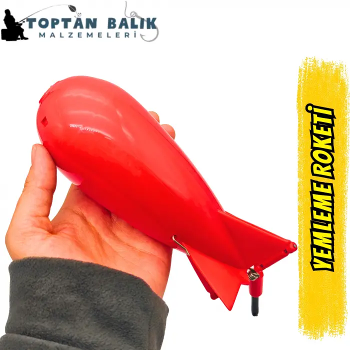 Profesyonel Kırmızı Yemleme Roketi (Spomb Tipi)