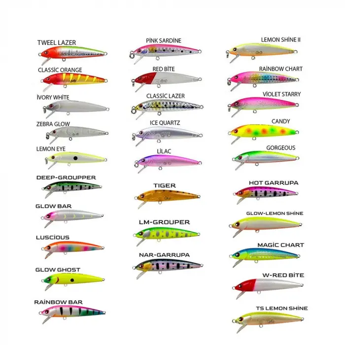 Sea Horse Down-Wily 60 mm 3.4 gr Sinking Maket Balık