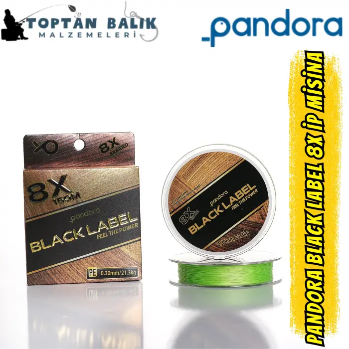 Pandora Black Label 150 Mt 8x Green İp Misina