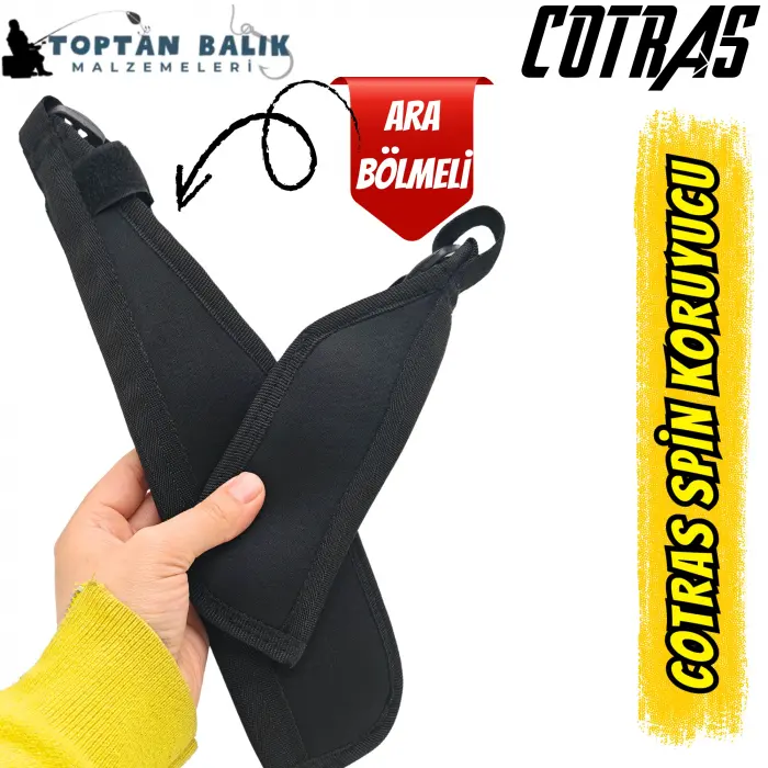 Cotras Neopren Spin Kamış Koruyucu ve Taşıma Askısı