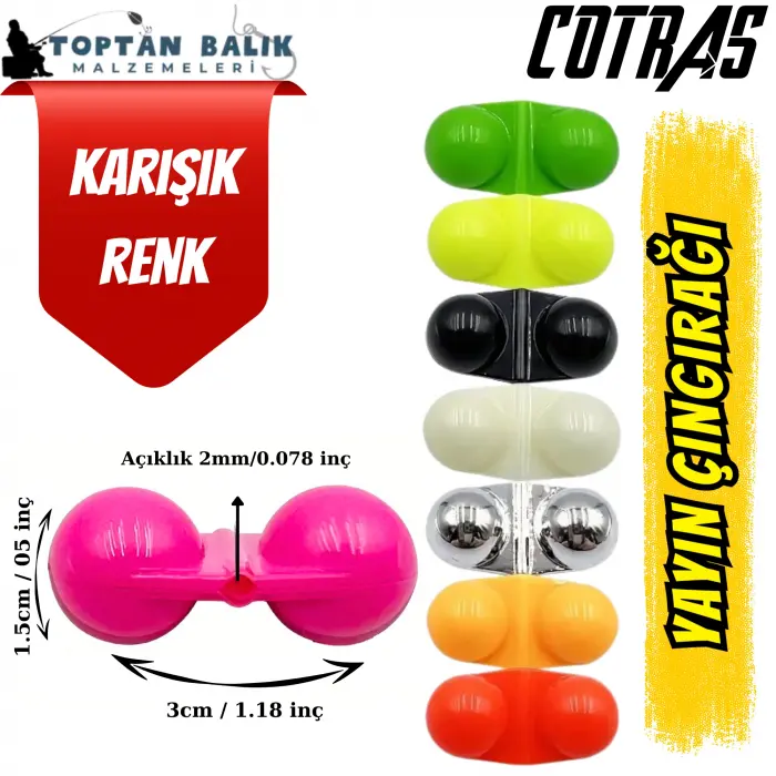 Profesyonel Yayın & Kedi Balığı Çift Çıngıraklı Avcı Zili