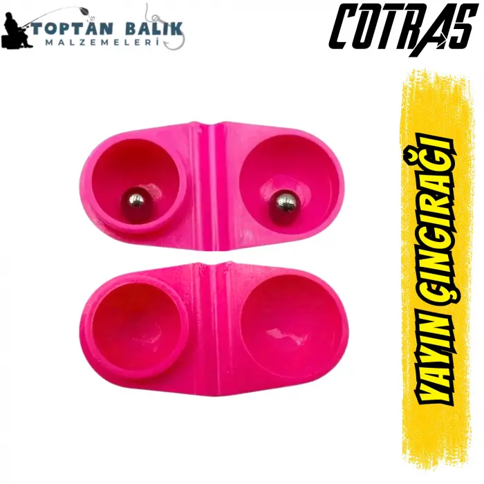 Profesyonel Yayın & Kedi Balığı Çift Çıngıraklı Avcı Zili