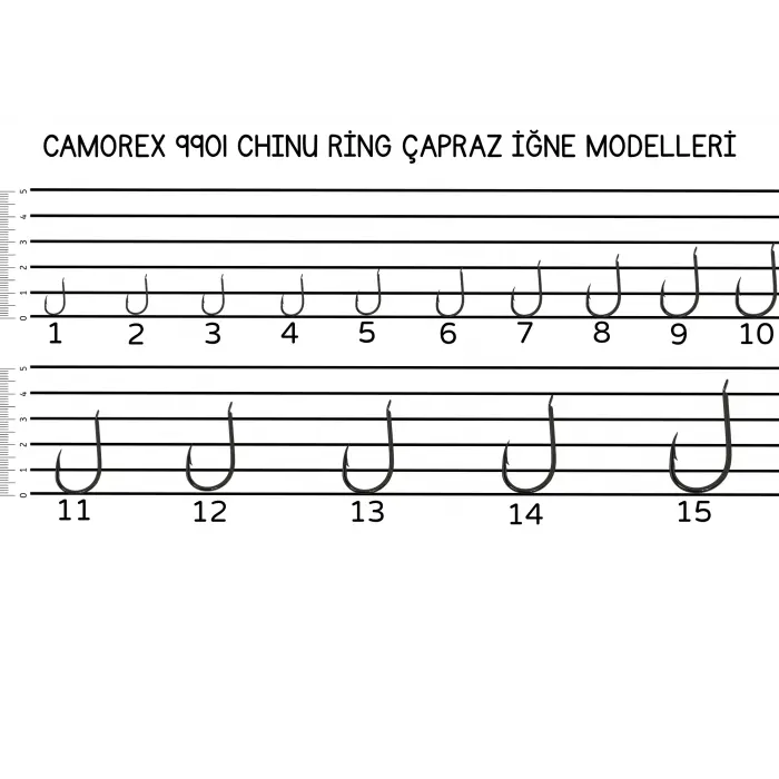 Camorex 9901 Chinu Ring Çapraz İğne No: 12