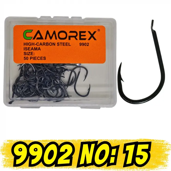 Camorex 9902 Yayın & Trofe Balık İğnesi (Numara: 15)