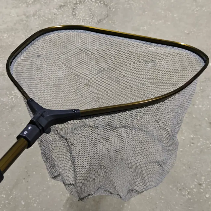 Teleskopik Alüminyum Balıkçı Kepçesi (Silikon Fileli, 165cm)