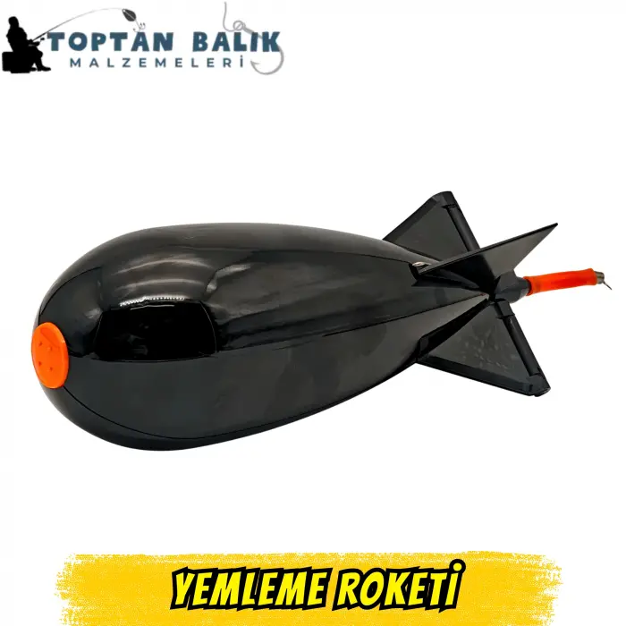 Profesyonel Siyah Yemleme Roketi (Spomb Tipi)