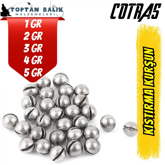 Kıstırma Kurşun Olta Ağırlığı - (1 KG Paket)
