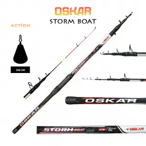 Oskar Storm Boat 180cm 250g Spin Bot Olta Kamışı