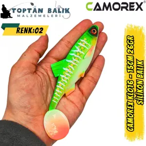 Camorex KL-06 15cm 26gr Silikon Balık (Renk: 2)