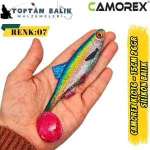 Camorex KL-06 15cm 26gr Silikon Balık (Renk: 7)