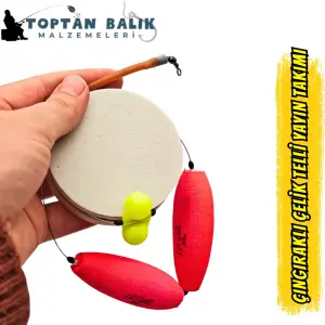 Çıngıraklı Çelik Telli Yayın Balığı Takımı (Tek İğneli)