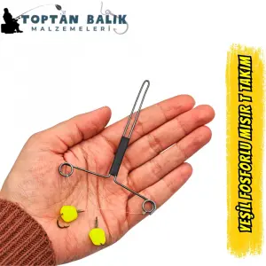 Küspe T Takım (2 İğneli, Boncuklu ve Ava Hazır)