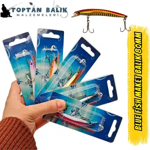Bluefish Karışık Maket Balık Serisi (80mm)