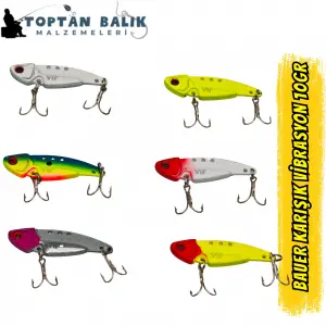 Bauer Vibrasyon Suni Yem 10gr (Karışık Renk Serisi)