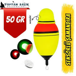 Akıllı Sensörlü Işıklı Gece Şamandırası - 50 gr