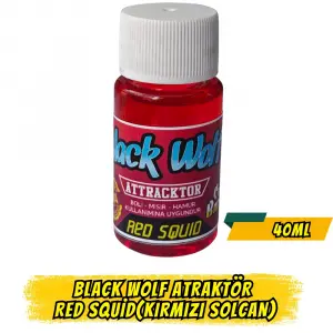 Black Wolf Atraktör Red Scuid (Kan solucanı) 40ml
