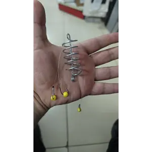 Boncuklu yaylı iğneli takım