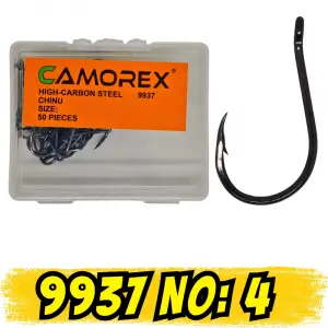 CAMOREX 9937 NO:4 DELİKLİ ÇAPRAZ İĞNE (50 ADET)