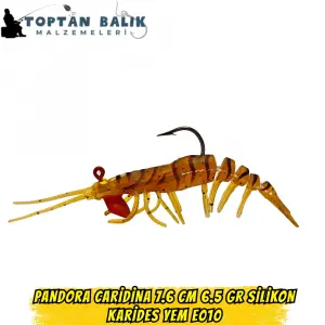 Pandora Caridina 7.6cm 6.5gr E010 Silikon Karides Yem