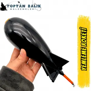 Profesyonel Siyah Yemleme Roketi (Spomb Tipi)