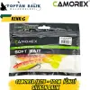 Camorex JXJ15 10cm 4lü İğneli Silikon Balık (Renk: G)