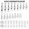 Cotras Profesyonel Bilyalı Klipsli Fırdöndü - NO: 5 (144lü Paket)
